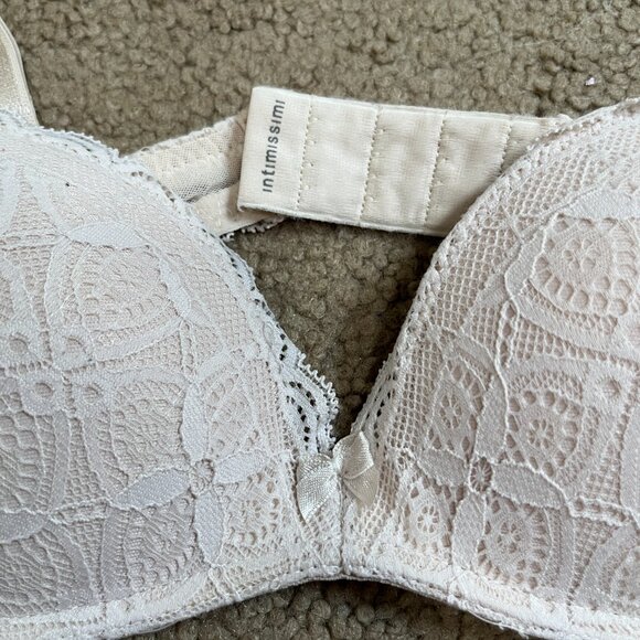 Intimissimi Nude Lace Push-Up Bra | 34B | Excellent Condition - Picture 3 of 4